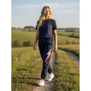 Aviator Nation Bolt Stitch Joggers with Pockets